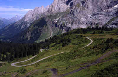 Auffahrt zur Gro�en Scheidegg
